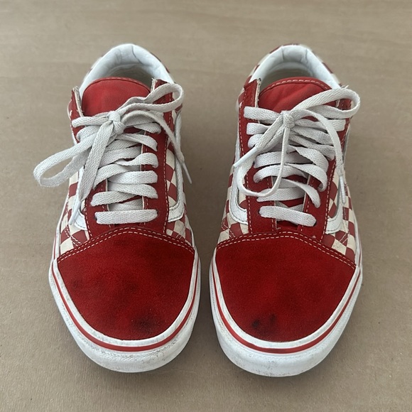 Vans SK8-Low Checkered Red - Picture 2 of 13
